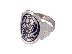 Серебряное кольцо «Иволга»